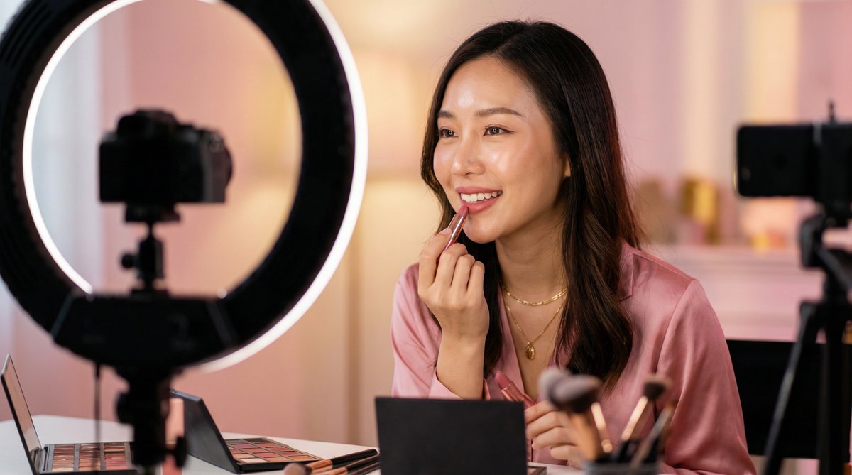 黄色仓库美妆视频教程